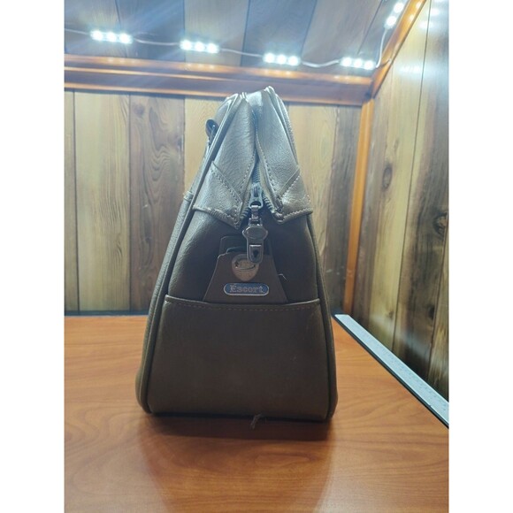 Vintage American Tourister Escort Tote Overnight Bag Luggage Brown - Picture 6 of 16